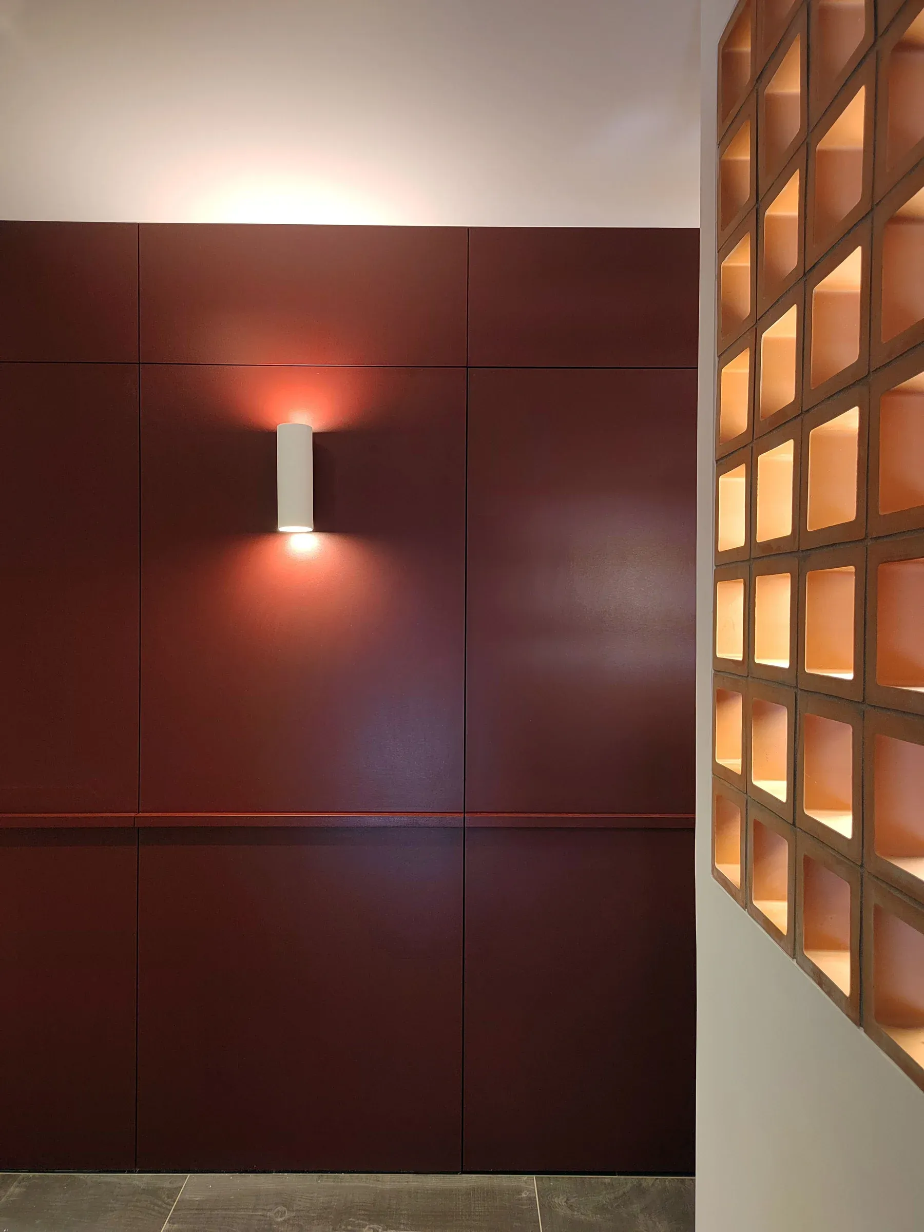 renovation suite parentale dressing avec porte derobee fermee